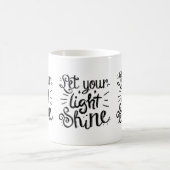 Let Your Light Shine コーヒーマグカップ (中央)