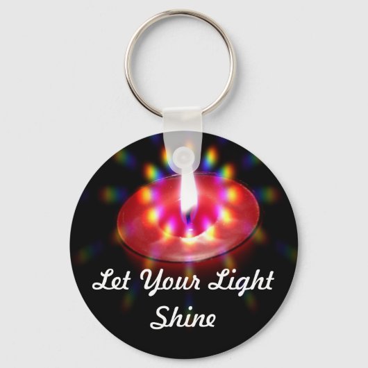 Let Your Light Shine keychain キーホルダー (正面)