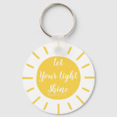 Let Your Light Shine Matthew 5:16 Keychain キーホルダー (正面)