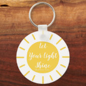 Let Your Light Shine Matthew 5:16 Keychain キーホルダー (正面)