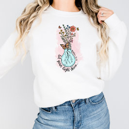 Let Your Light Shine Sweatshirt Christian Graphic スウェットシャツ
