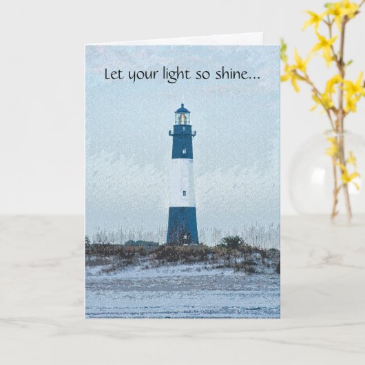 Let Your Light So Shine カード (黄色い花)