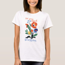 Let Your Soul BlossomフローラT-shirt