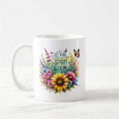 Let Your Spirit Bloom コーヒーマグカップ (左)
