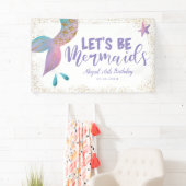 Let'Be Mermaids誕生日パーティー 横断幕