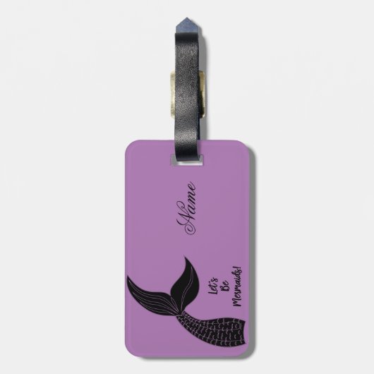 Let'Be Mermaids Thunder_Cove ラゲッジタグ (裏面縦)