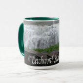 Letchworthの州立公園-マグ マグカップ (正面左)