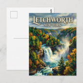 Letchworth State Park New York ポストカード (正面/裏面)