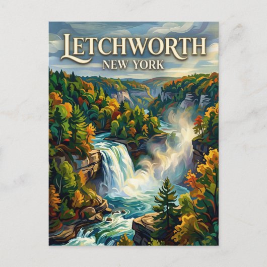Letchworth State Park New York ポストカード (正面)