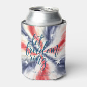 LetFreedomリングや輪 |7月4日絞り染めパーティー 缶クーラー (缶正面)