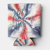 LetFreedomリングや輪 |7月4日絞り染めパーティー 缶クーラー (正面)