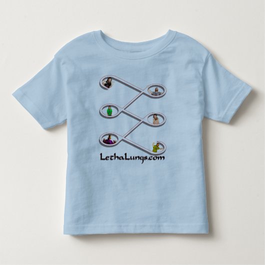 Lethaの肺Todlerのワイシャツ トドラーTシャツ (正面)