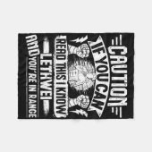 Lethweiウォリアーボクシングトレーニングビルマのボー フリースブランケット (正面(横))