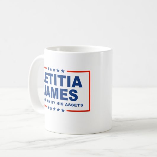 Letitia James – 彼の資産で彼を掴む コーヒーマグカップ (正面左)