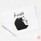 #LetLizSpeak 「それでも彼女は固執した」ステッカー スクエアシール (封筒)