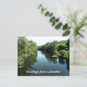 Letmathe -川Lenneからの挨拶 ポストカード (スタンド正面)