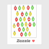 Letras luces navidad Pegatina de vinilo  シール (シート)