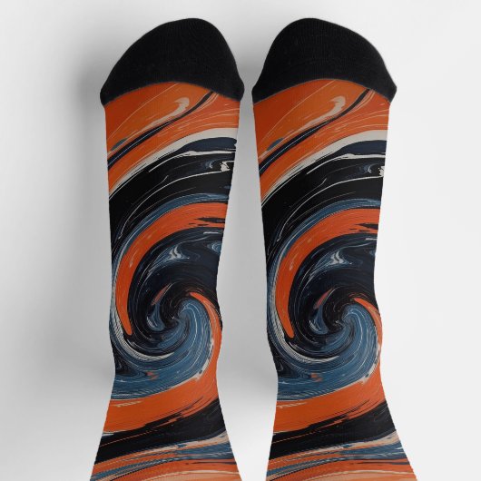 L'Étreinte du Feu et de l'Eau ソックス (上部)