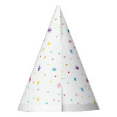 LETSパーティーかわいらしパーティーの明るい色 パーティーハット (裏面)
