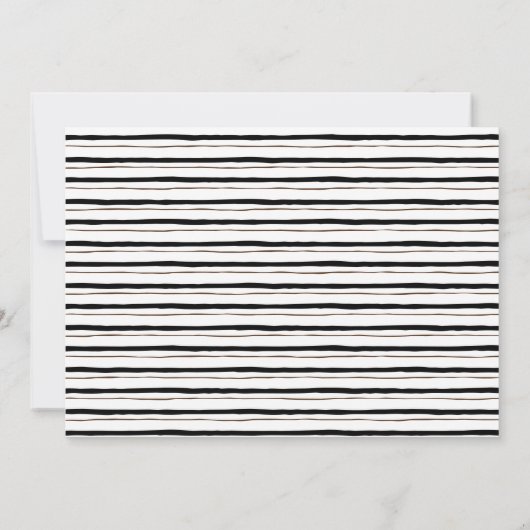 Letsパーティーミニマリストあらゆる年齢誕生日 招待状 (裏面)