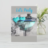 「Let'sパーティー」 ***バチェロレッテ*** -ブライダルパーティ 招待状 (スタンド正面)