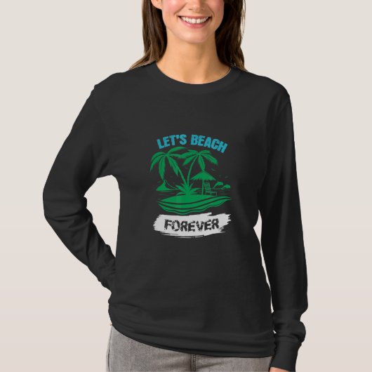 Letsビーチ Tシャツ (正面)