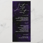 Letsメニュ食べーDark Purple Magical金ゴールド メニュー (正面)