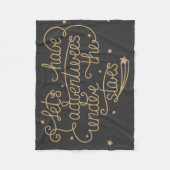 lets冒険があります フリースブランケット (正面)