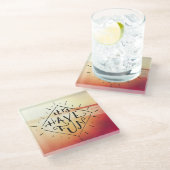 lets楽しい時を過します ガラスコースター (アングル)