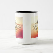 lets楽しい時を過します マグカップ (中央)