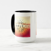 lets楽しい時を過します マグカップ (正面左)