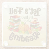 Let's秋に恋す読る ガラスコースター (裏面)