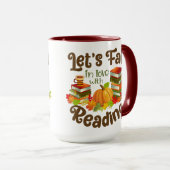 Let's秋に恋す読る マグカップ (正面右)