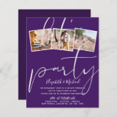 Let's パーティー披露宴の告知が駆け落ち (正面/裏面)