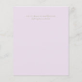 Let's パーティー披露宴の告知が駆け落ち (裏面)