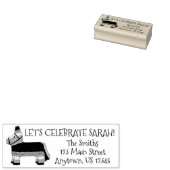 Let's 祝 Birthday Partyパーソナライズされた Pinata ラバースタンプ (押印)