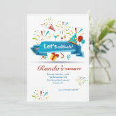 Let's 祝 Birthday Party 招待状 (スタンド正面)