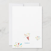 Let's 祝 Birthday Party 招待状 (裏面)