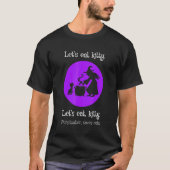 Lets 食べ救Punctuation Cats Halloween Tシャツ (正面)