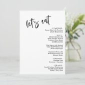 Let's 食べ結婚メニュー メニュー (スタンド正面)