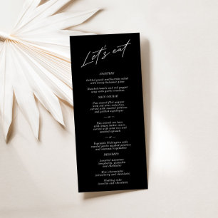 Let's 食べ Blackのメニューシンプルエレガントに結婚よるLet's Menu メニュー