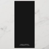 Let's 食べ Blackのメニューシンプルエレガントに結婚よるLet's Menu メニュー (裏面)