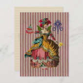 Lets 食べ Cake ~ポストカード/招待状4.25 x 5.6 インビテーションポストカード (正面/裏面)