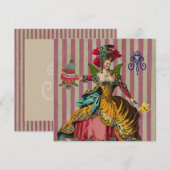 Let's 食べ Cake ～招待状/ RSVP 5.25x5.25 招待状 (正面/裏面)