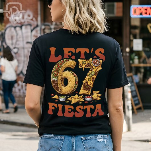 Lets 67 Fiesta Funny Cinco De Mayo Taco Nacho Meme Tシャツ