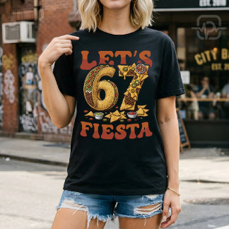 Lets 67 Fiesta Funny Cinco De Mayo Taco Nacho Meme Tシャツ