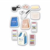 Let's Bake  シール (正面)