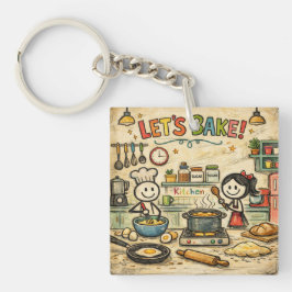 Let's Bake Keychain キーホルダー