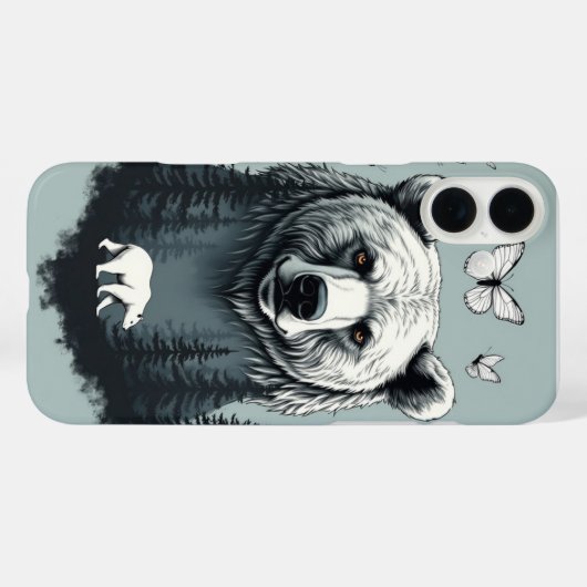 Let's Bear friends Case-Mate iPhoneケース (裏面 (横))