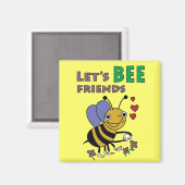 Let's Bee Friendsマグネット マグネット (正面/裏面)
